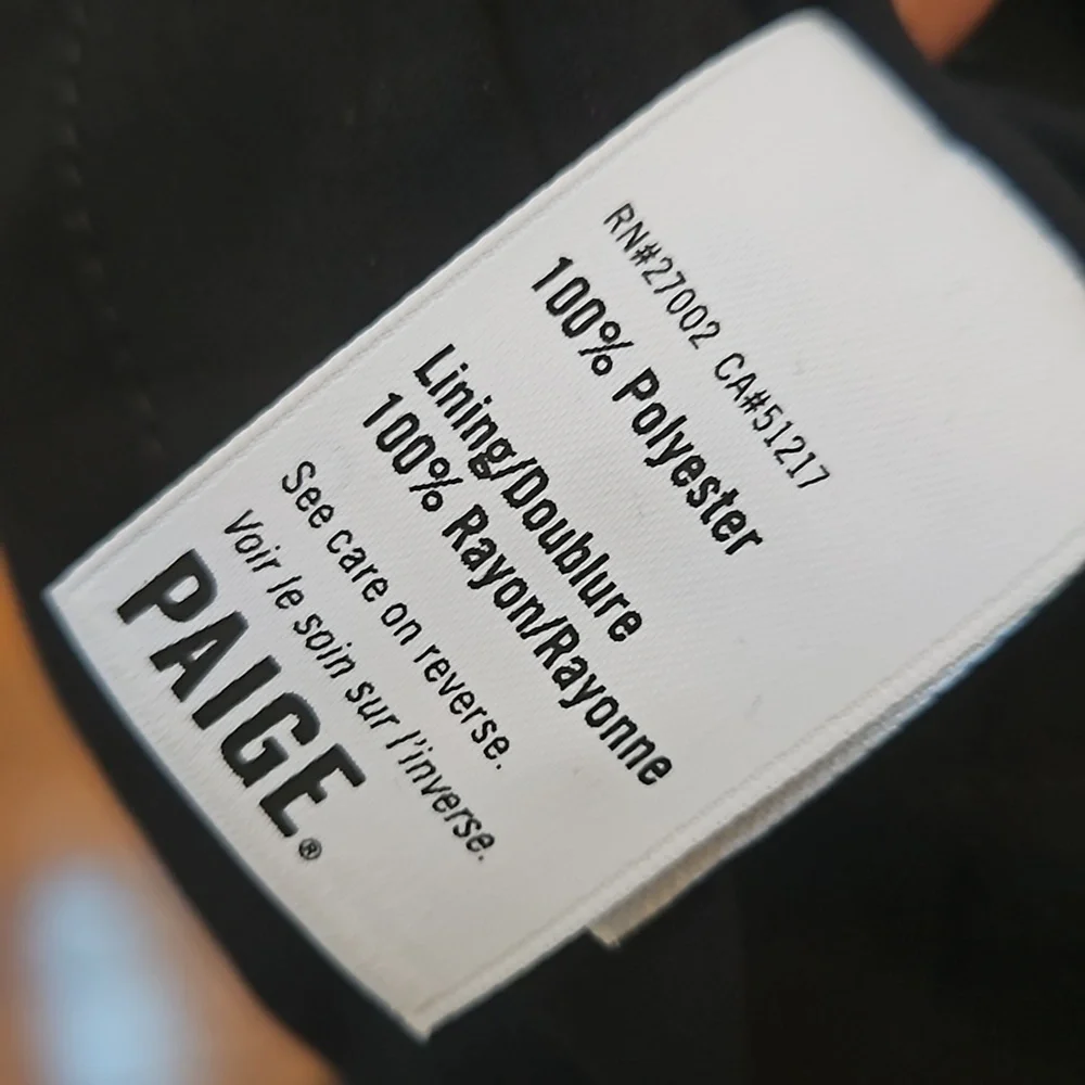 Paige Black Studded Sheer Sleeves Lined Belted Dress - Picture 5 of 5